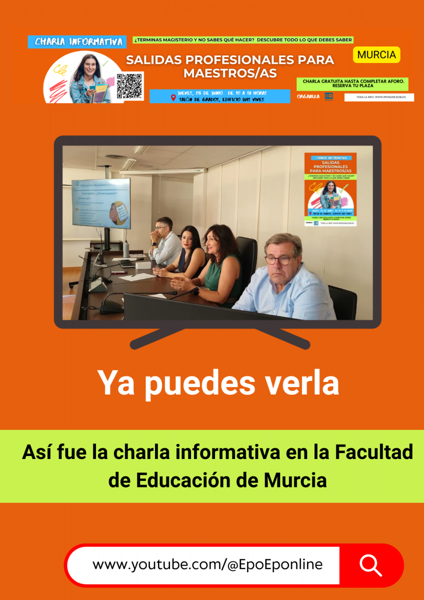 Ya puedes ver la charla 